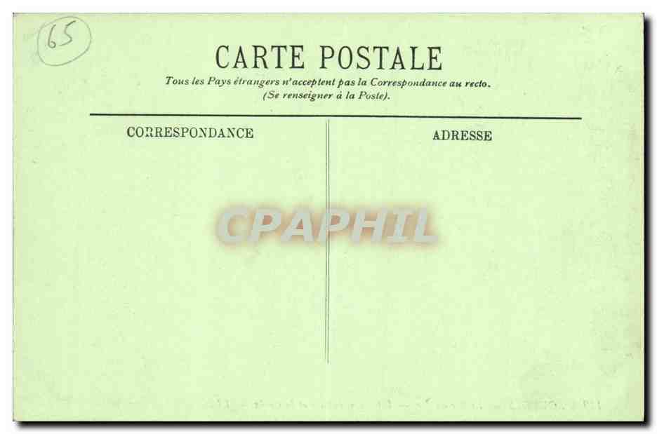 CPA Lourdes Le Pic du Jer L Observatoire et la Croix — Verso