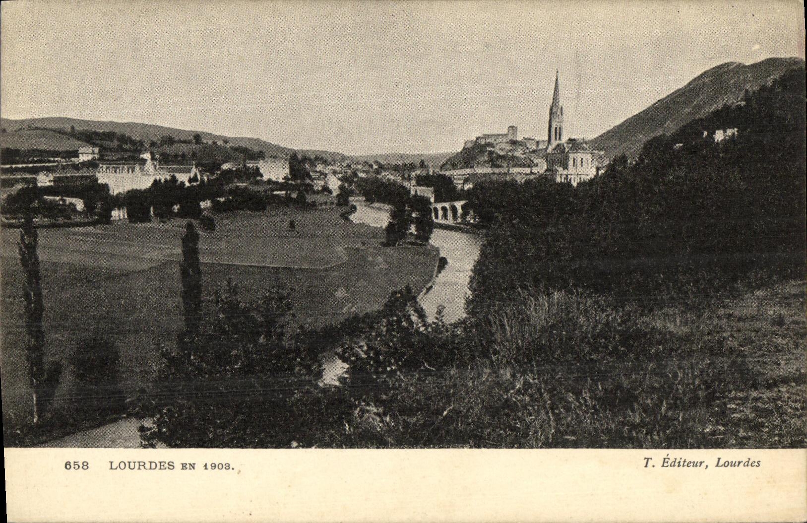CPA Lourdes en 1903