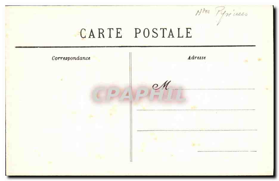 CPA Lourdes Monastere des Soeurs Dominicaines — Rückseite