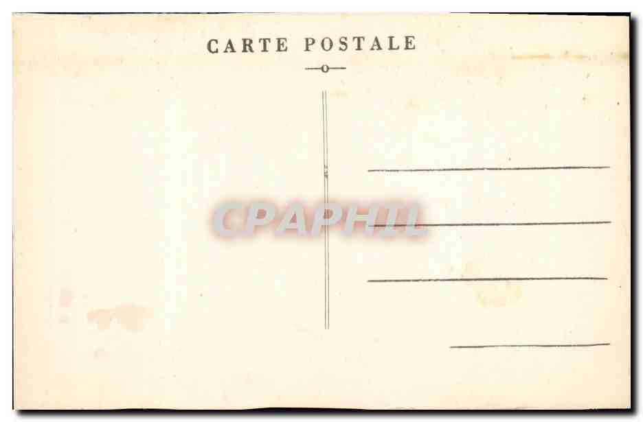 CPA Lourdes 1ere Station du Caivaire — Verso