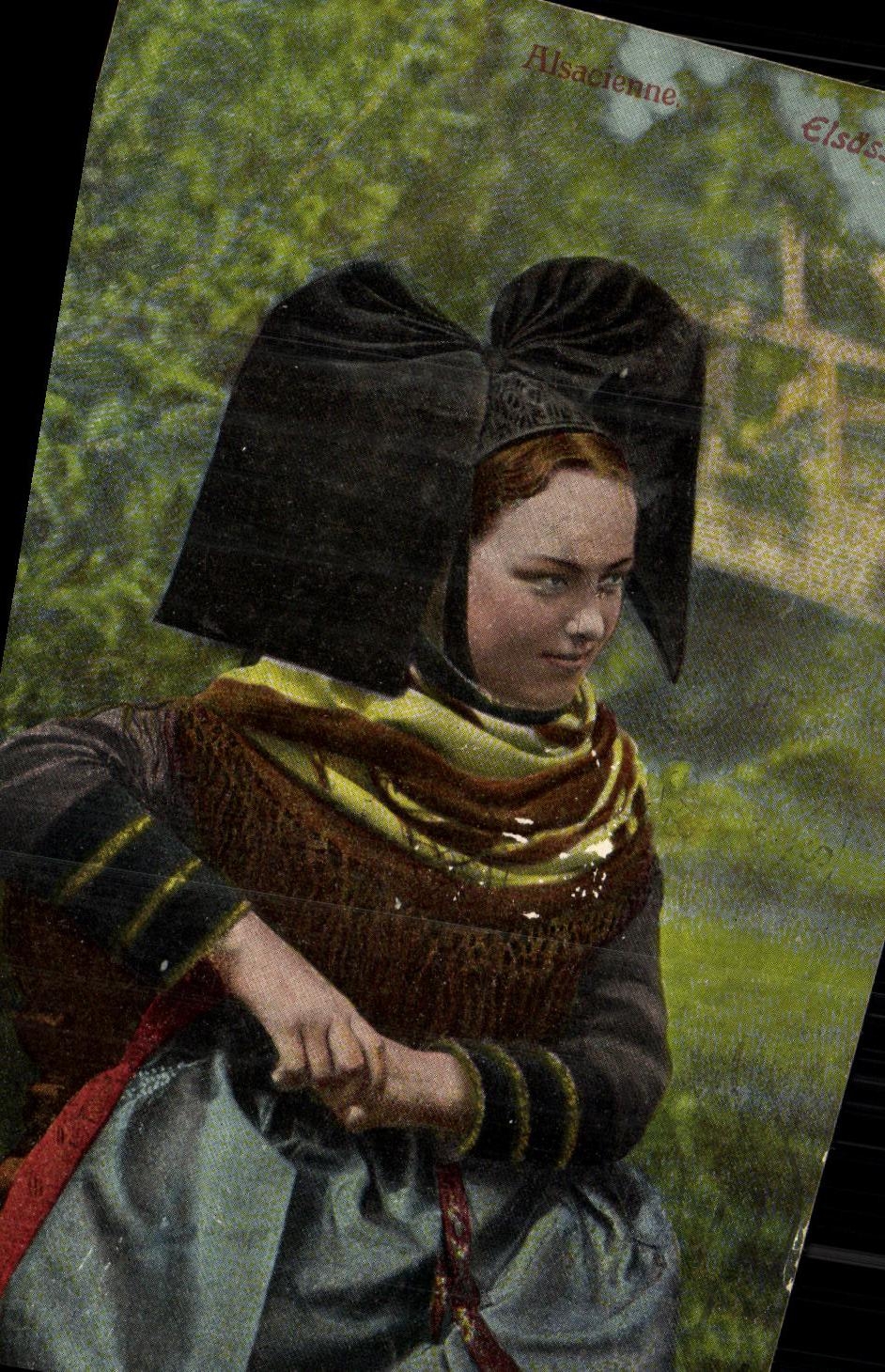 CPA Femme Alsace Lorraine Folklore 