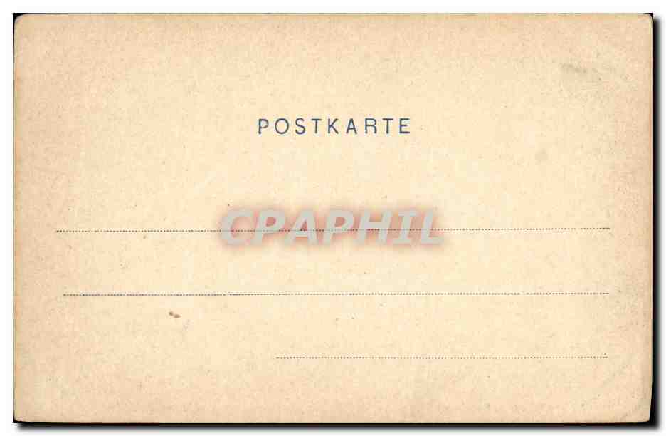 CPA Gruss Aus Strassburg Union Hotel — Rückseite