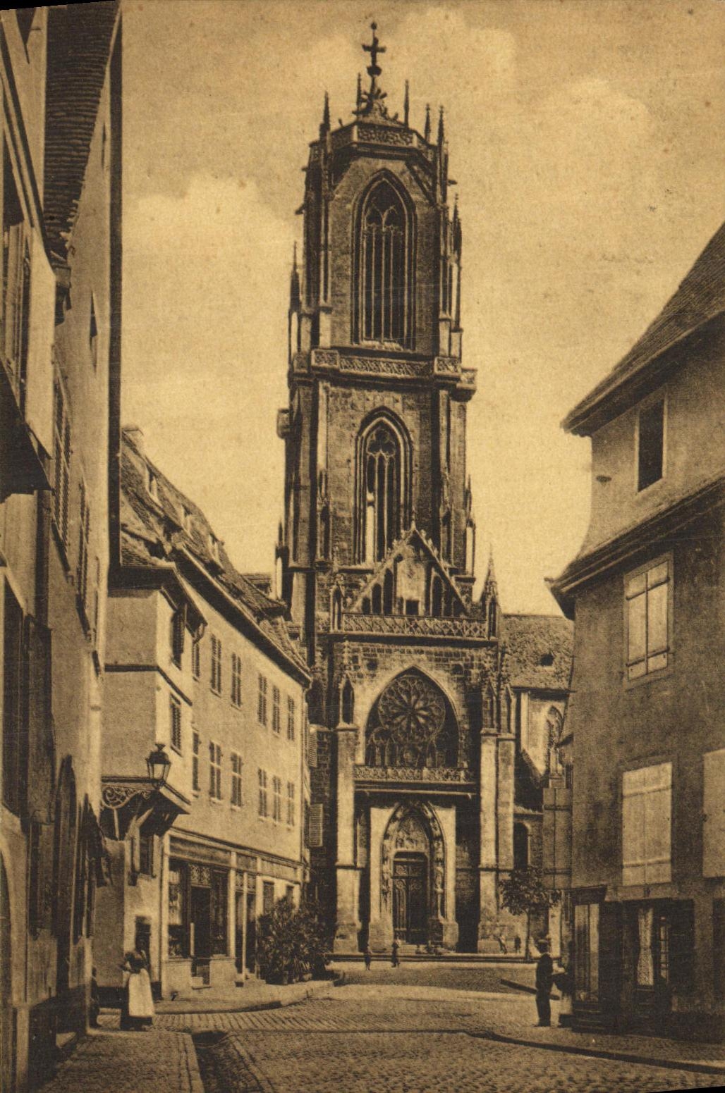 CPA Schlettstadt Schlestadt Munster St Georg