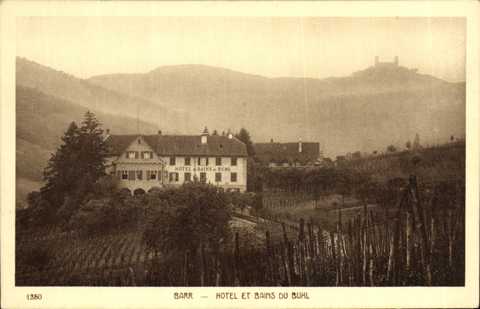 Barr — Hôtel et Bains du Buhl — éditeur Barr, n° 1350
