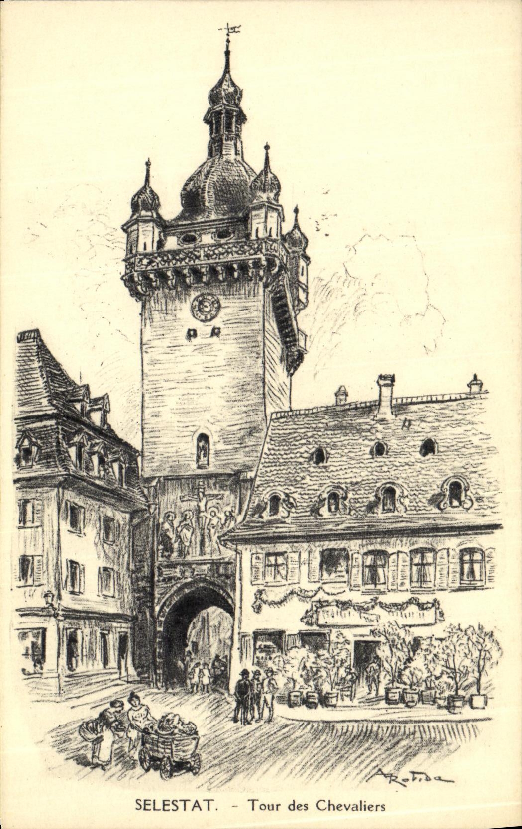 CPA Selestat Tour des Chevliers
