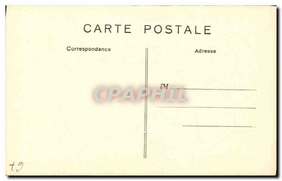 CPA Selestat Tour des Chevliers — Rückseite