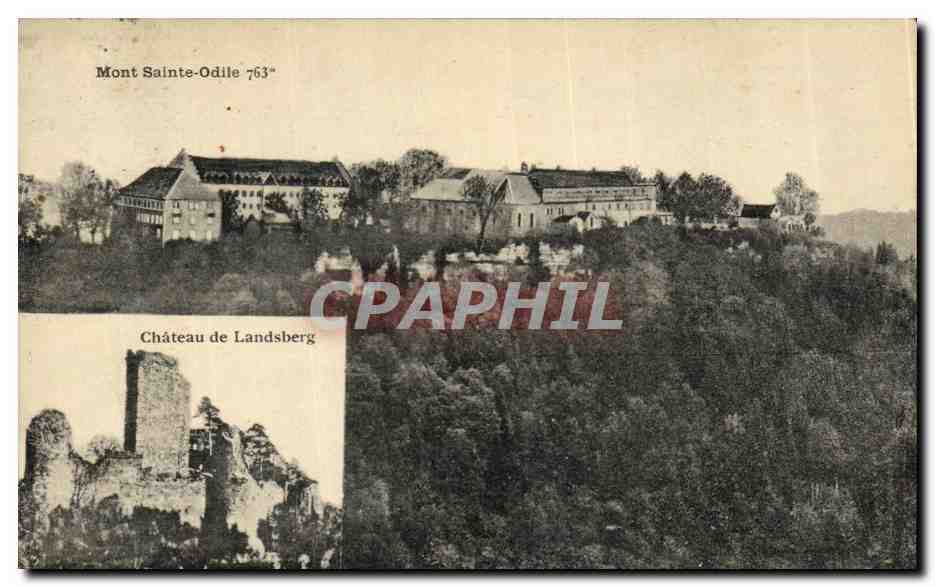 Château de Landsberg — Mont Sainte-Odile 763 — éditeur Phalsbourg