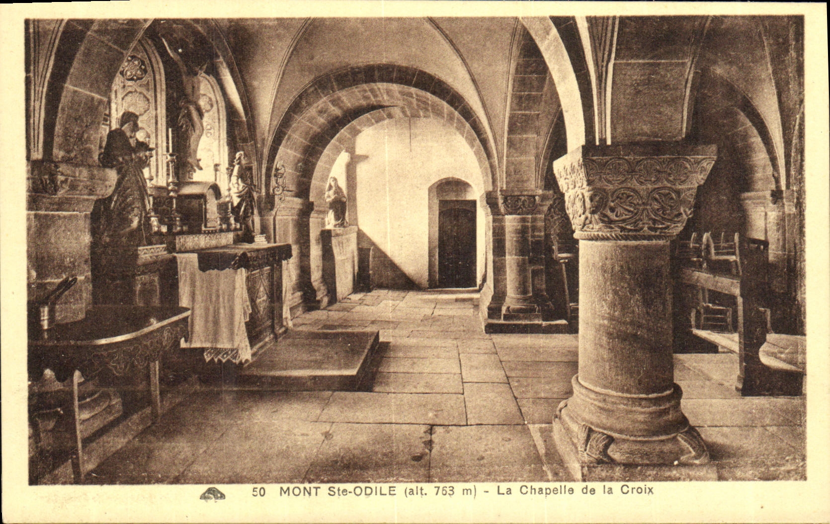 Mont Ste-Odile (alt. 763 m) — La Chapelle de la Croix — Éditeur : Alsace des Arts Témoins