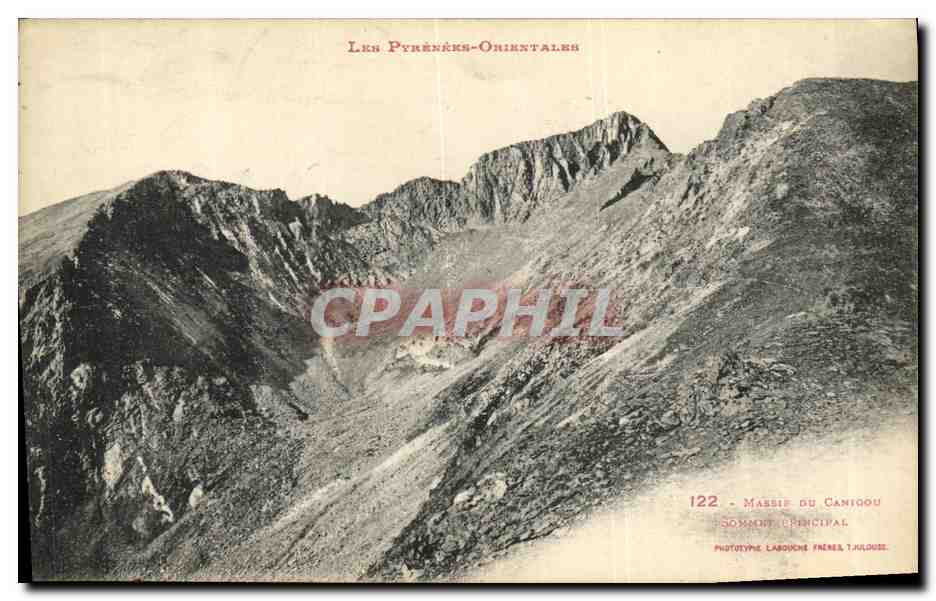 CPA Massif du Canigou Somemt principal