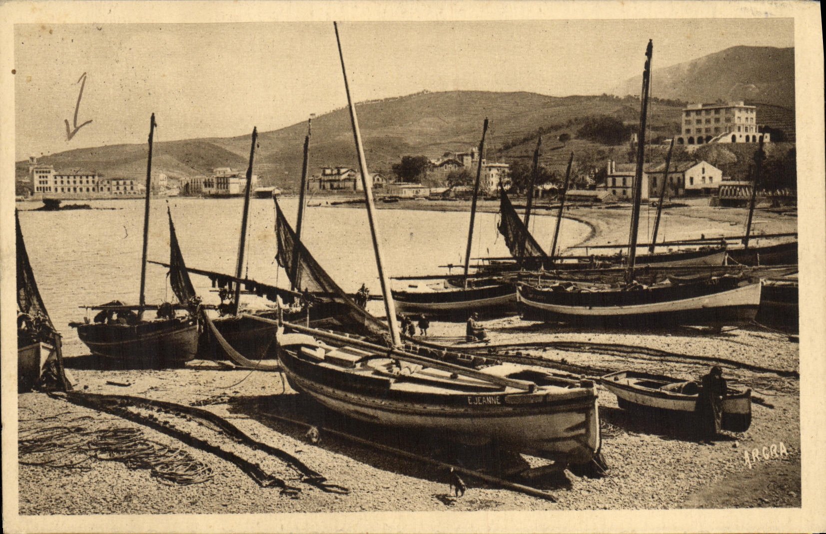 CPA Banyuls La Port Bateaux