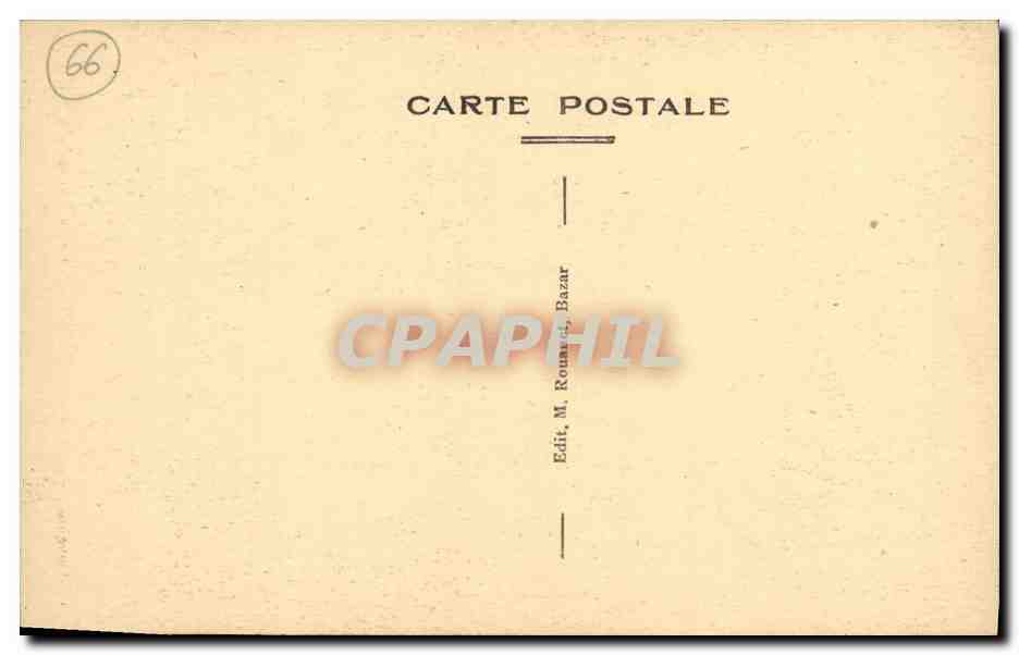 CPA Banyuls Cote Vermeille L Eglise Interse Autel de la Vierge — Rückseite