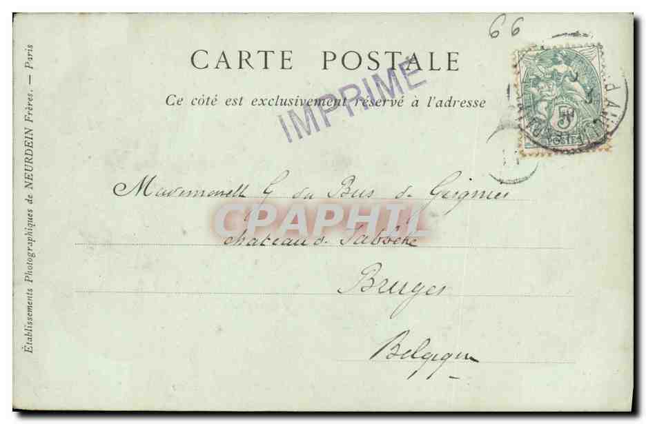 CPA Amelie Les Bains La Valle Arles sur Tech Vue Prise de Montbolo — Rückseite