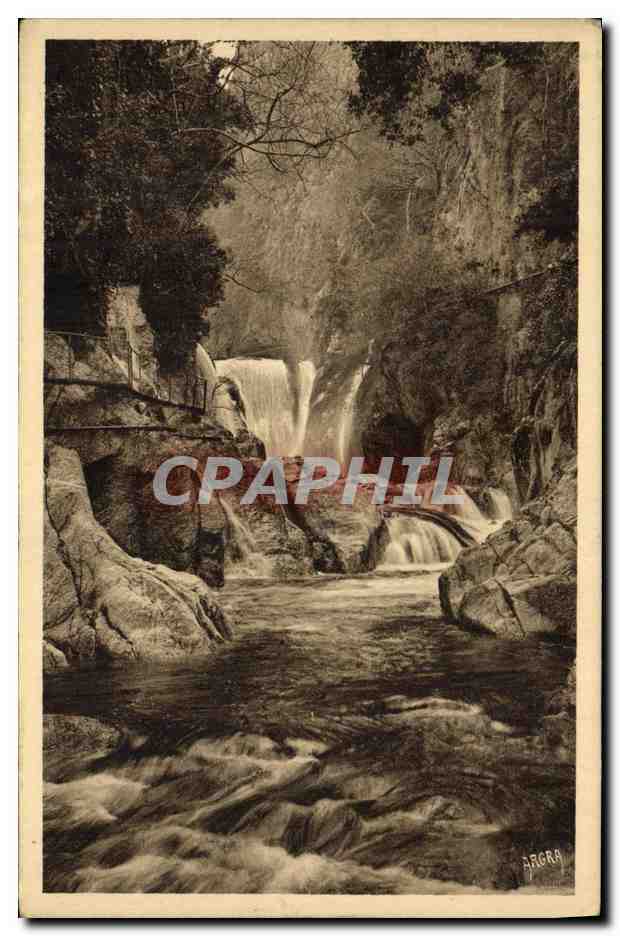 CPA Amelie Les Bains Gorges du Mondony Cascade d Annibal