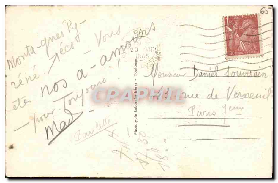 Arrens — Vue générale — Les Hautes-Pyrénées — N° 921 — Toulouse — Reverso