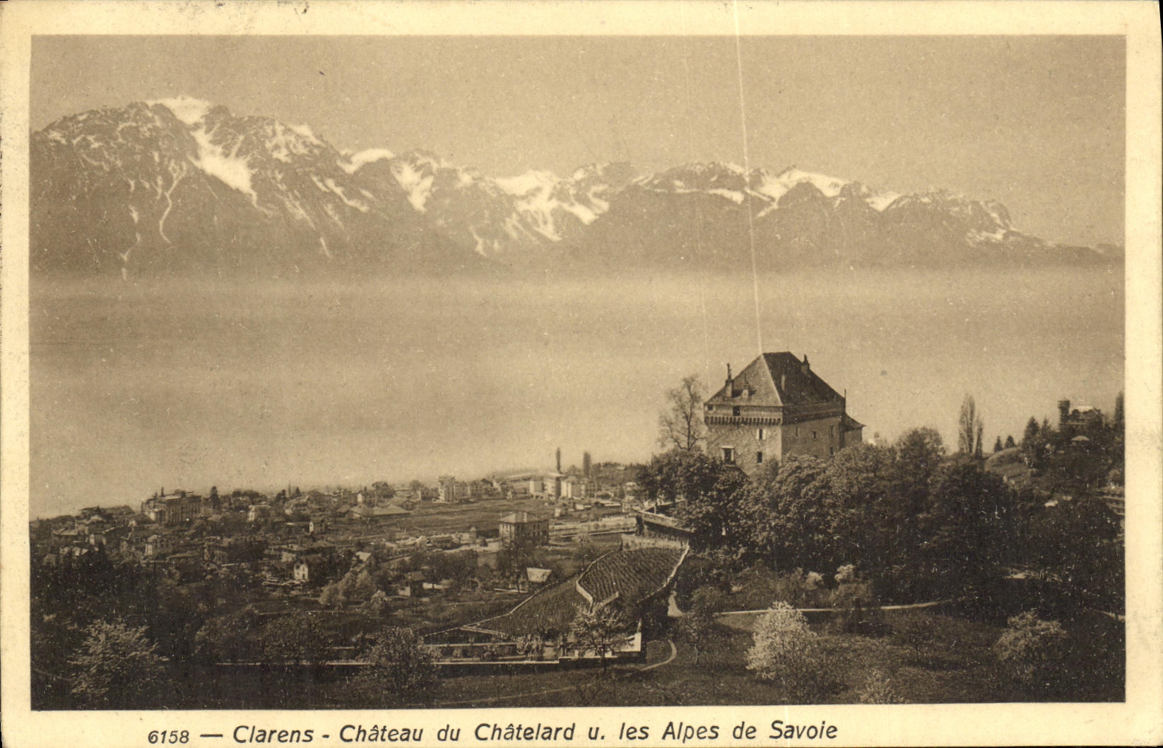 CPA Clarens Chateau du Chatelard les Apes de Savoie
