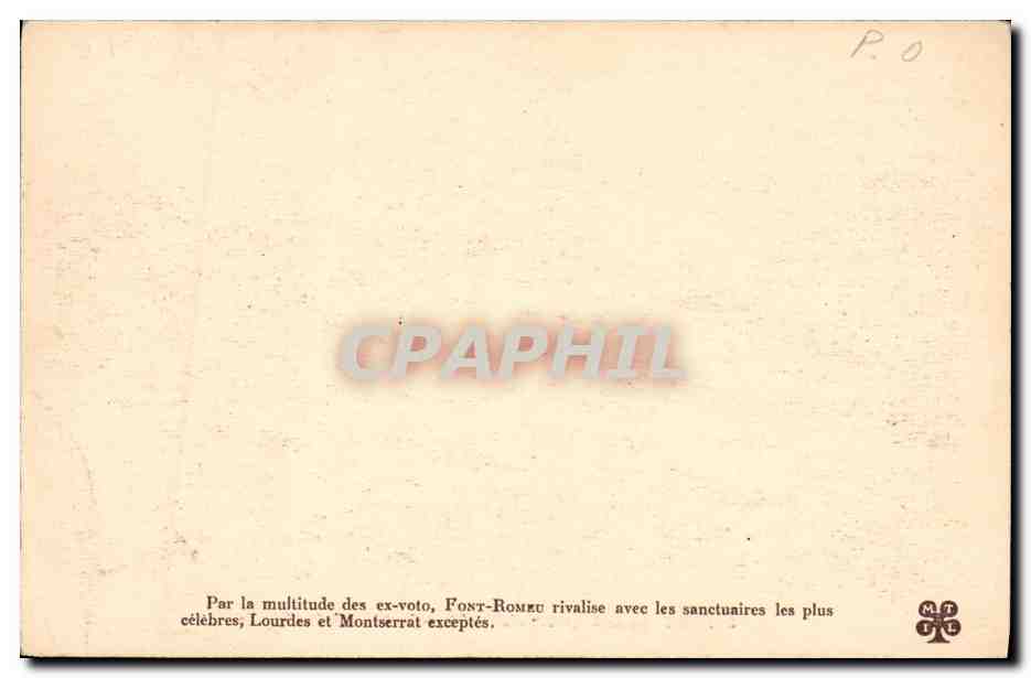 Font-Romeu (1800m d'altitude) — Intérieur de la Chapelle — Verso