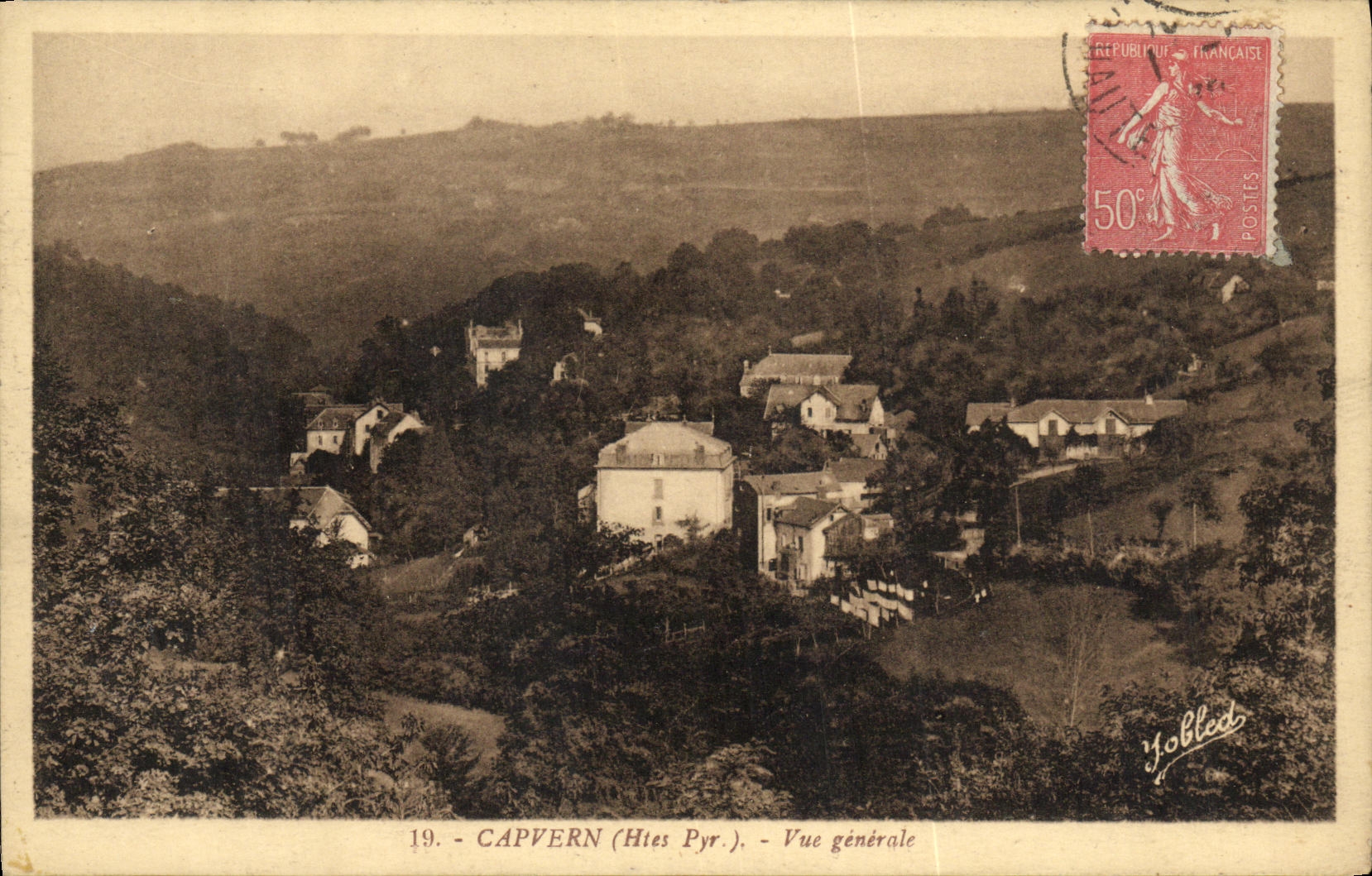 CPA Capvern Vue Generale