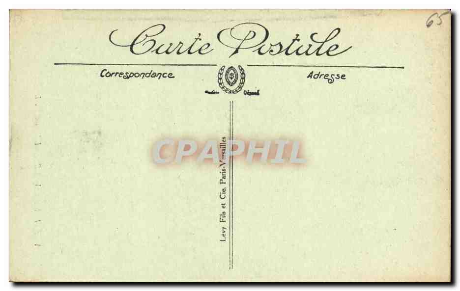 CPA St Sauveur L Eglise — Verso