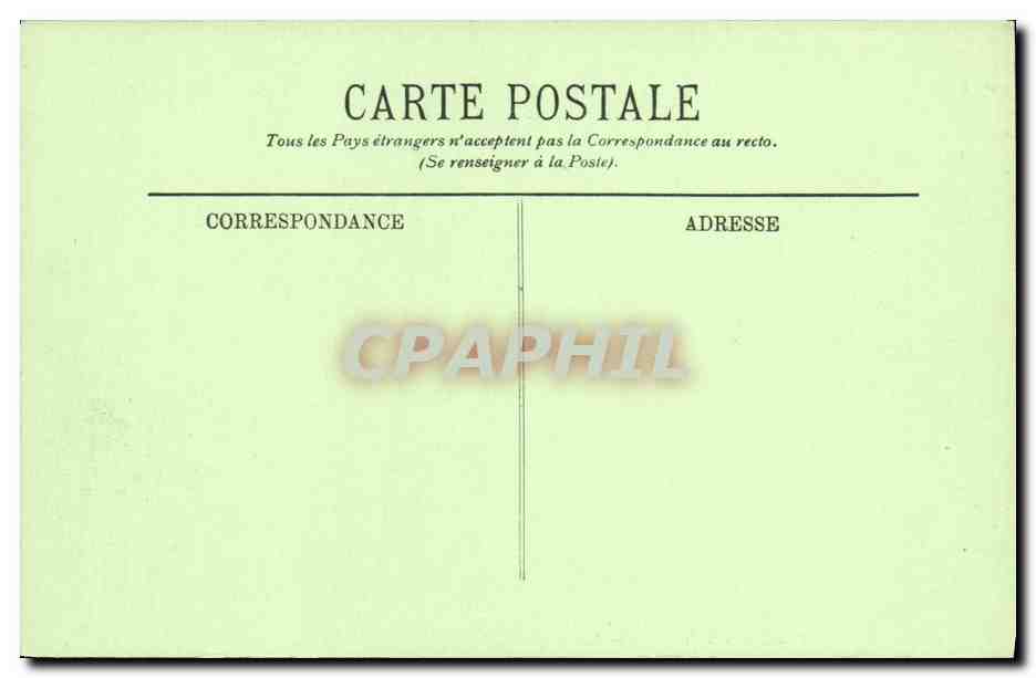 CPA St Sauveur et le Gouffre — Verso