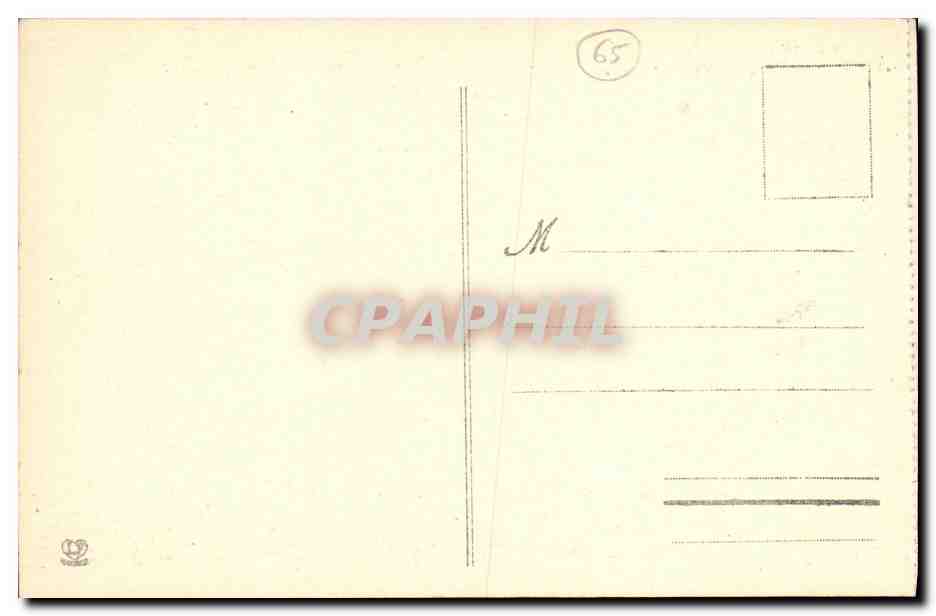 CPA St Sauveur Vue Generale — Verso