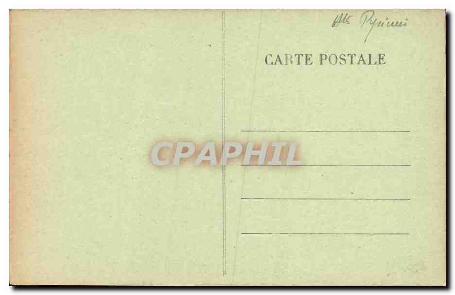 CPA Luz St Sauveur Le Bergons — Verso