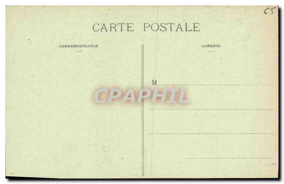 CPA Luz St Sauveur La Colonne de la Duchesse de Berry — Verso