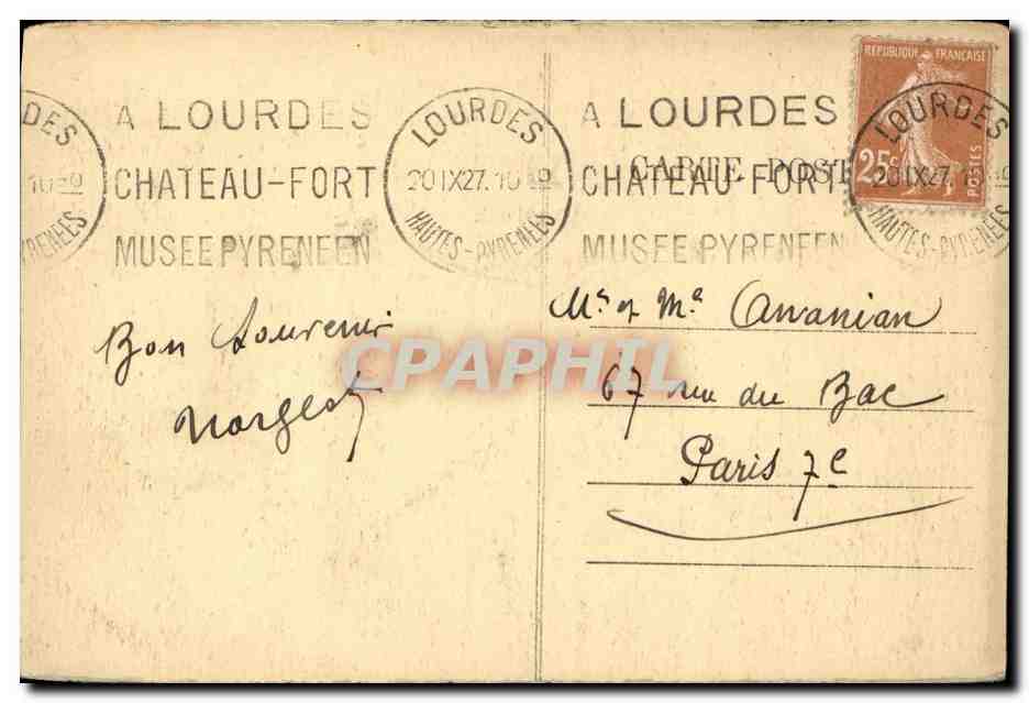 Luz-Saint-Sauveur — Le Pont Napoléon — CPAPHIL 208 — Verso