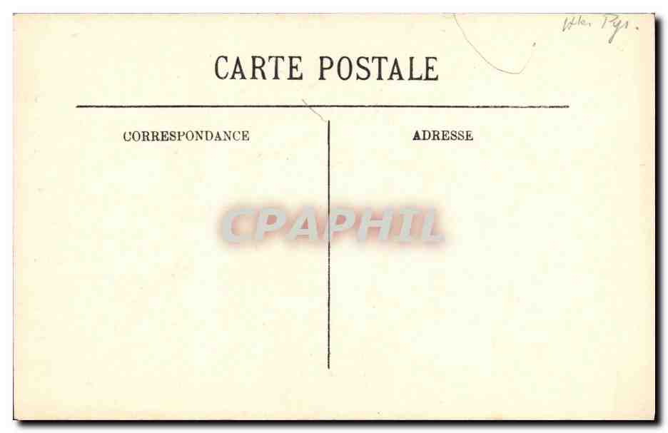 CPA Vallee de Luz Vue du Pont de la Reine — Verso