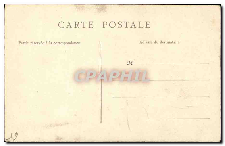 CPA Luz Portail de L Eglise des Templiers — Verso