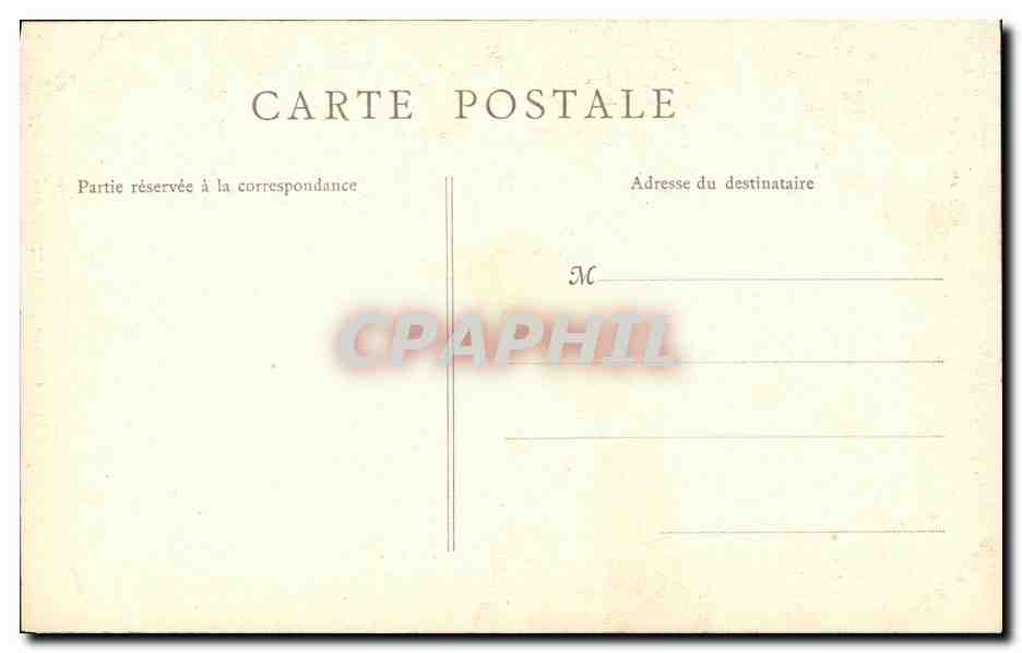 CPA Luz Chemin du Bergons — Verso
