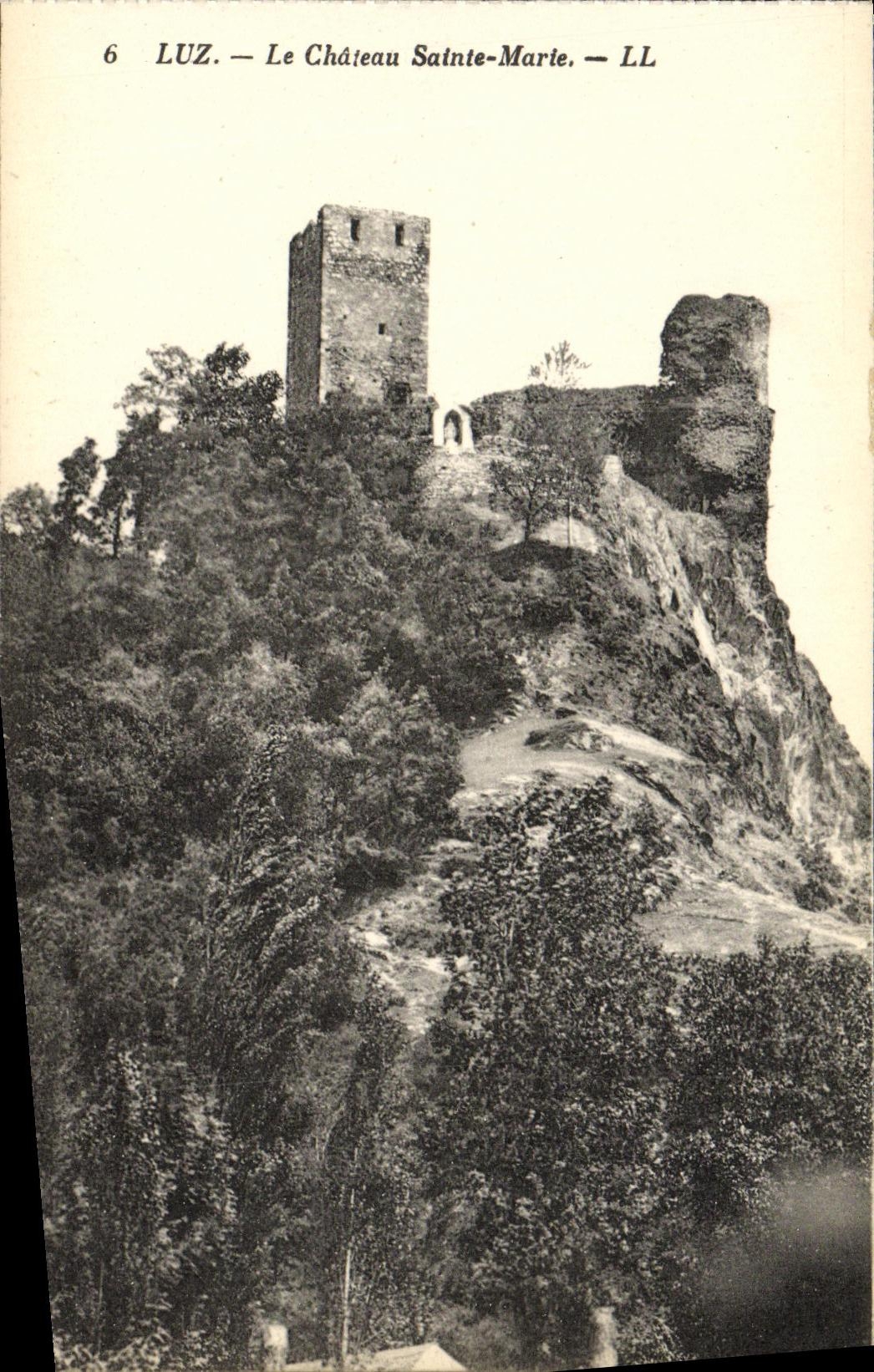 CPA Luz Le Chateau Sainte Marie