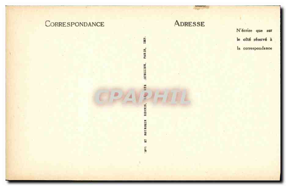 CPA Luz Le Chateau Sainte Marie — Verso