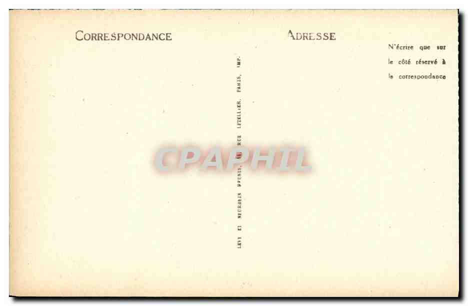CPA Route De Pierrefitte a Luz Les Gorges — Verso
