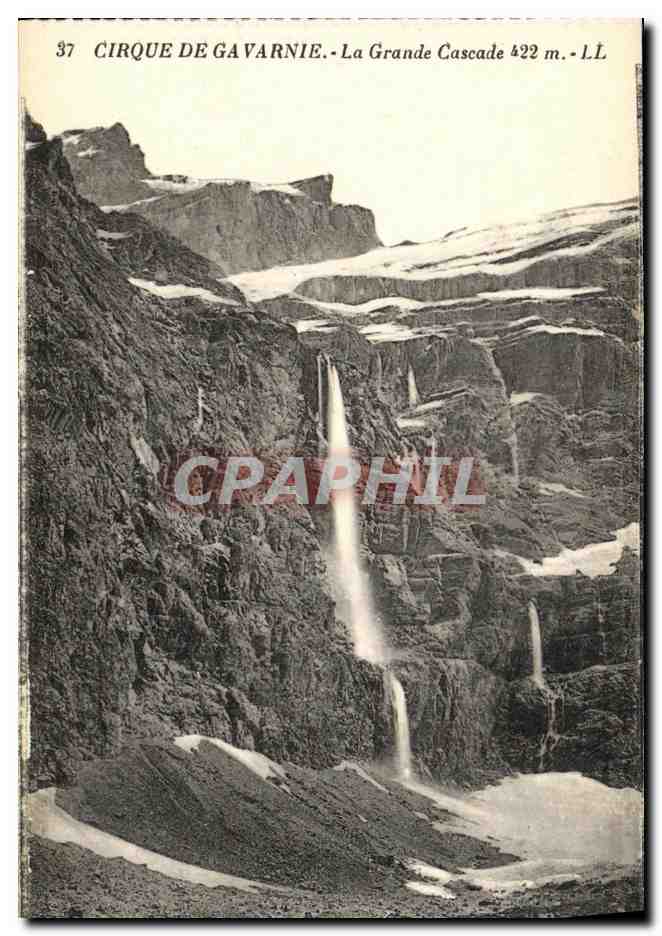 CPA Cirque De Gavarnie Le Grande Cascade
