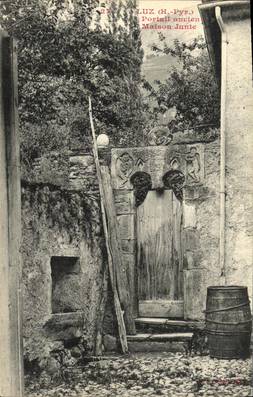CPA Luz Portail ancien Maison Junie