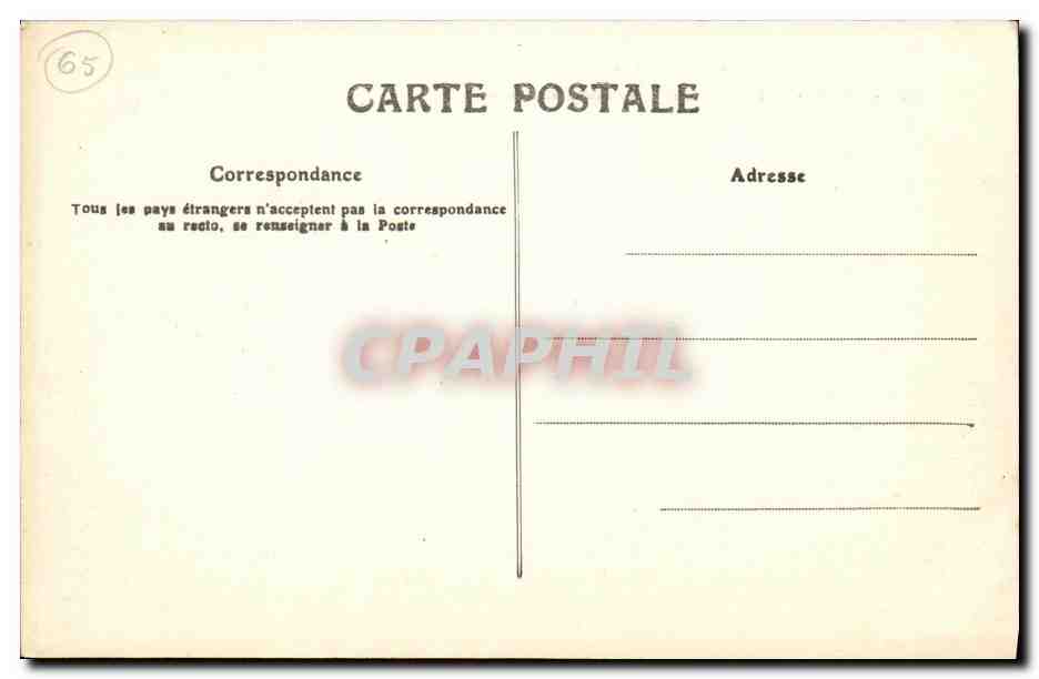 CPA Route De Luz A Gavarnie La Porte d Espagne — Verso