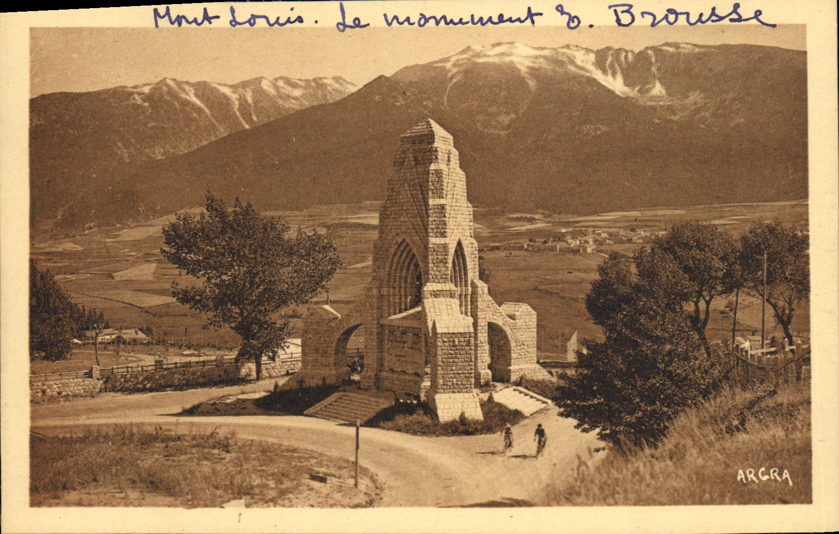 Mont-Louis - Le monument G. Brousse — ARCRA
