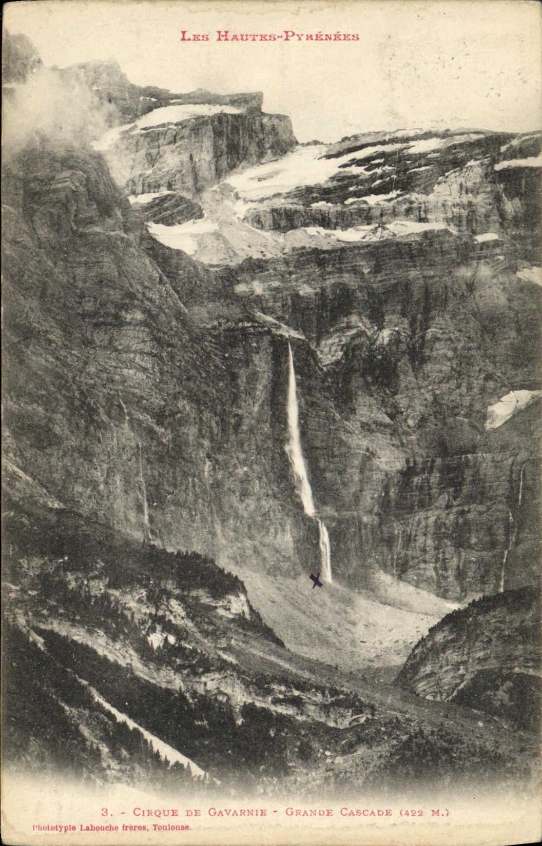 CPA Cirque de Gavarnie Gavarnie Cascade
