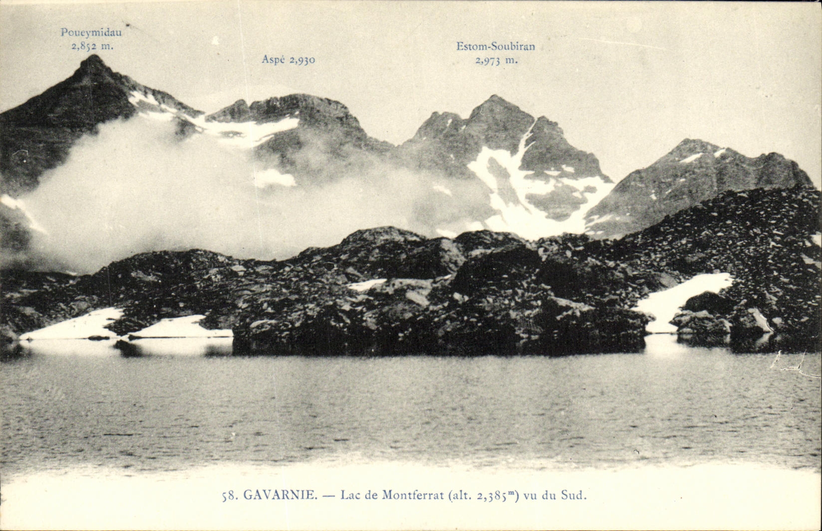 CPA Gavarnie Lac De Montferrat 