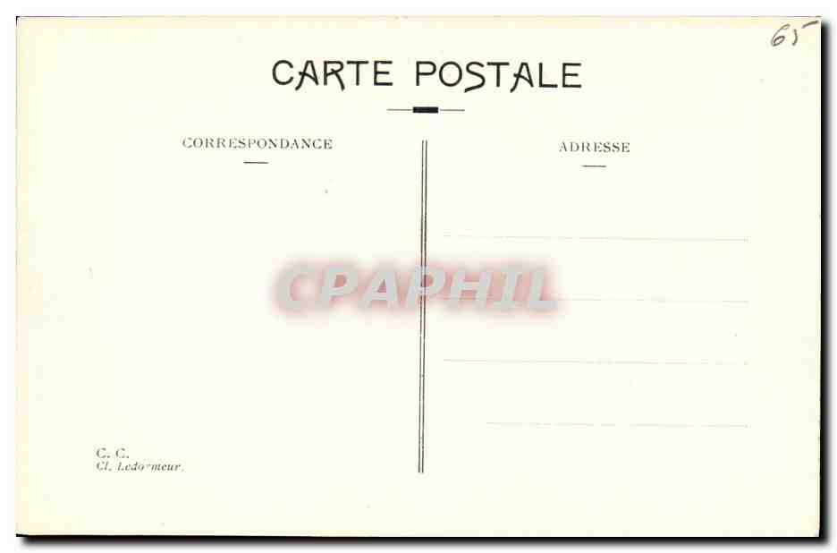 CPA Gavarnie Lac De Montferrat  — Verso