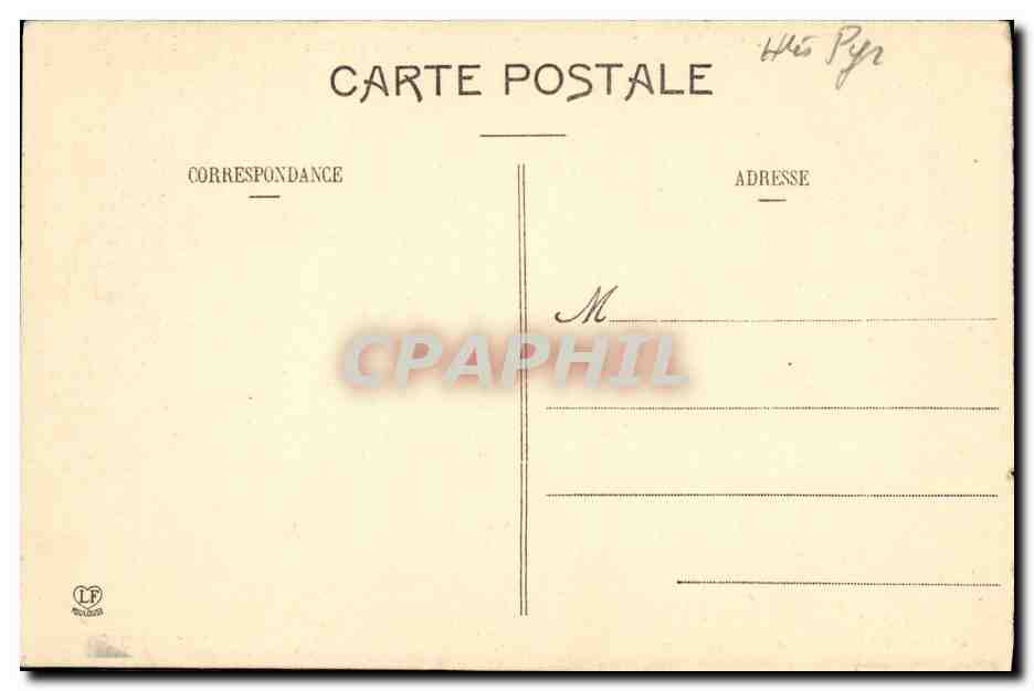 CPA Gavarnie Au Cirque Du — Verso