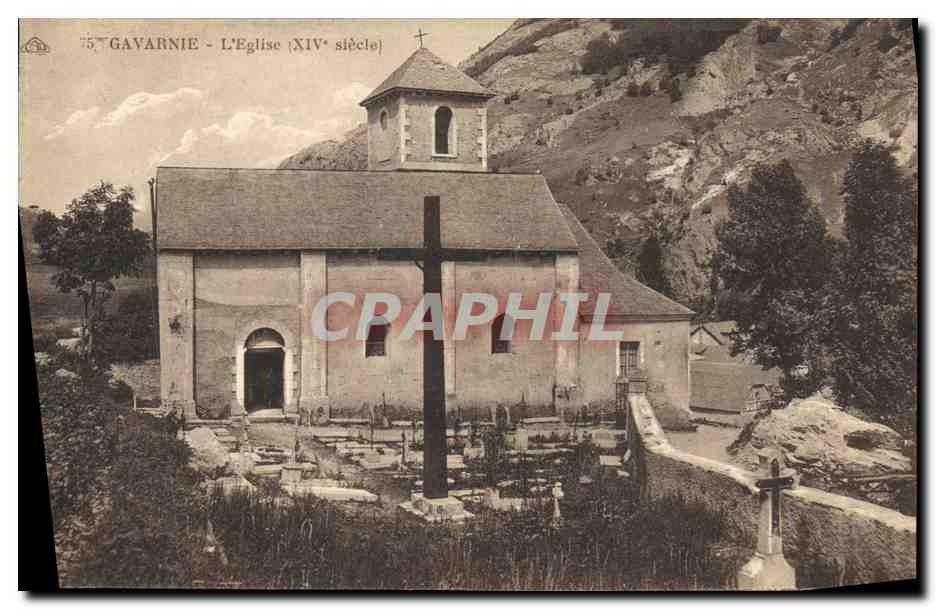 CPA Gavarnie L Eglise
