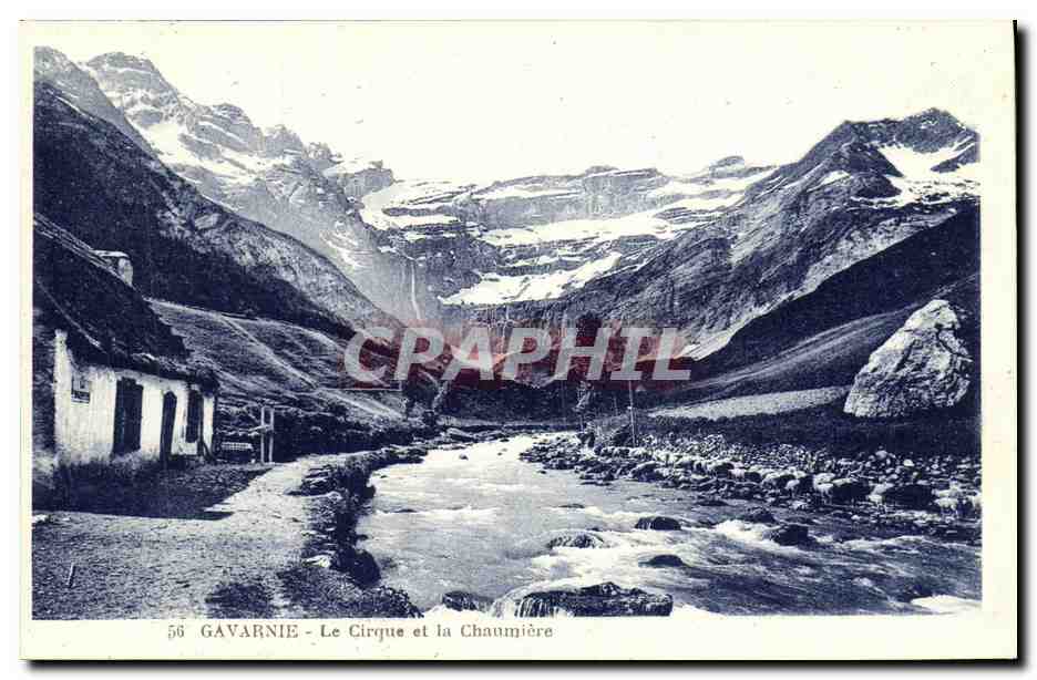 CPA Gavarnie Le Cirque et la Chanmiere