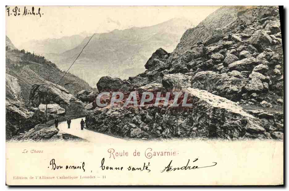 CPA Gavarnie Route Le chaos