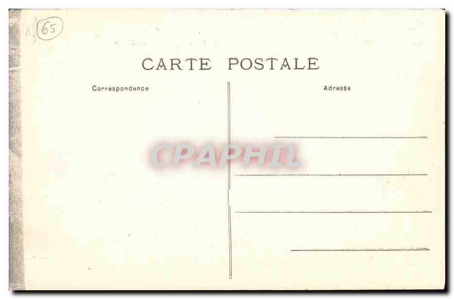 CPA Gavarnie Le Chaos Caleche  — Verso