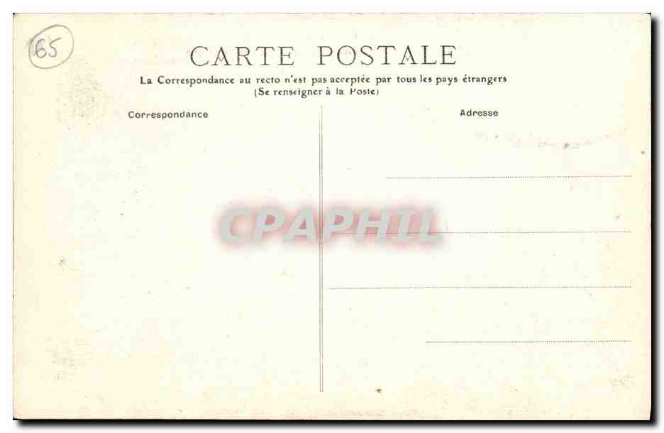 CPA Gavarnie L Hotel du Vignemale et le Cirque — Verso
