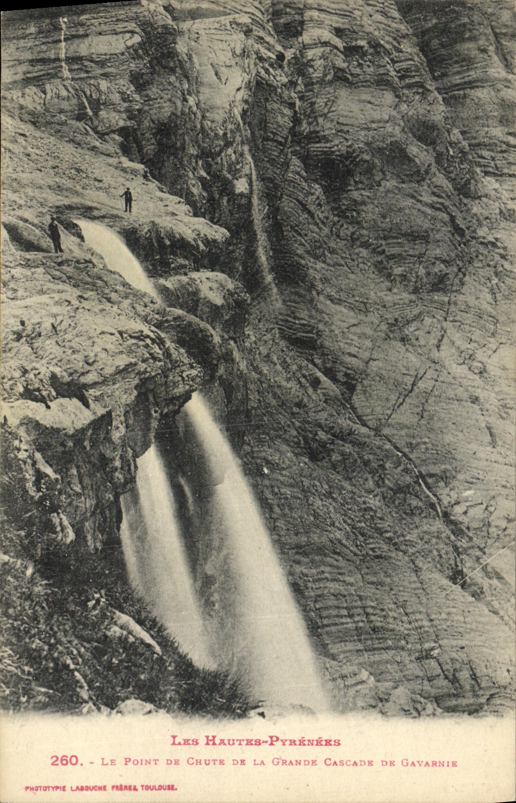 CPA Gavarnie Le pointe de chute de la grande cascade