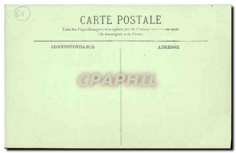 CPA Gavarnie et le Segugnac — Verso