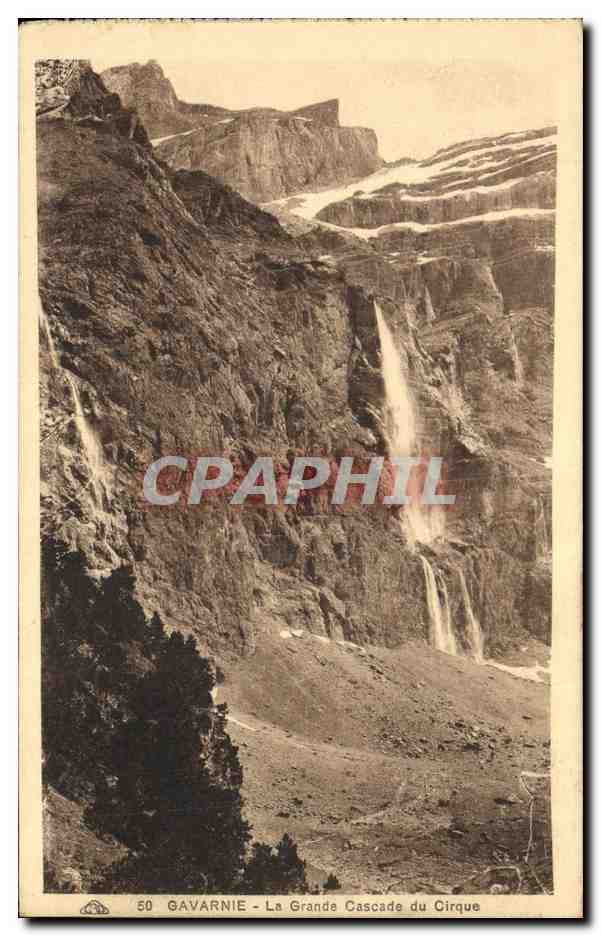 CPA Gavarnie La Grande Cascade du Cirque