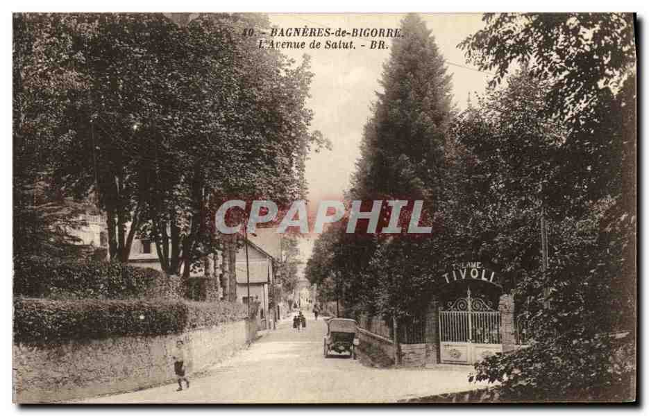 Bagnères-de-Bigorre — L'Avenue de Salut — éditeur Tivoll